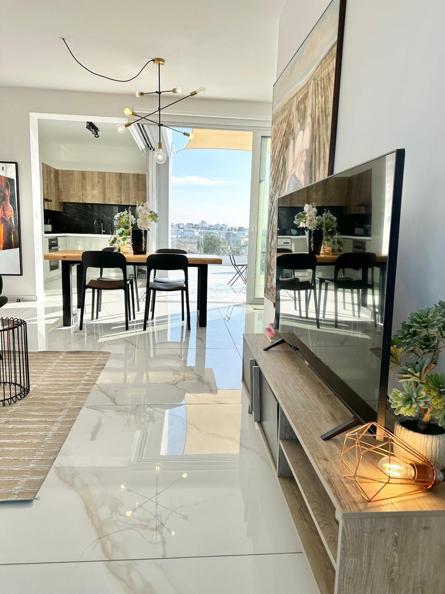 Luxury City Penthouse-Panoramic View-Near Unic Nikosia Bagian luar foto